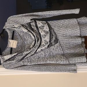 Asymmetrical sweater